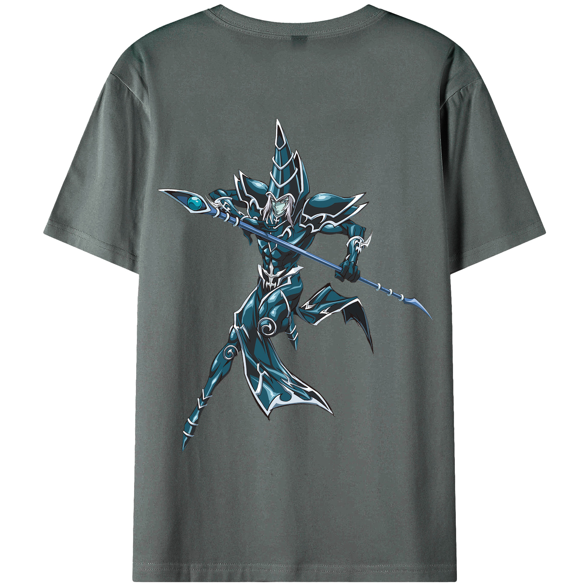 （画像用） 遊☆戯☆王 Yu-Gi-Oh! 綿100％ メンズ半袖Tシャツ（バックプリント） 通気性